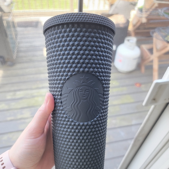 Brand New Starbucks Matte Black Studded Tumbler